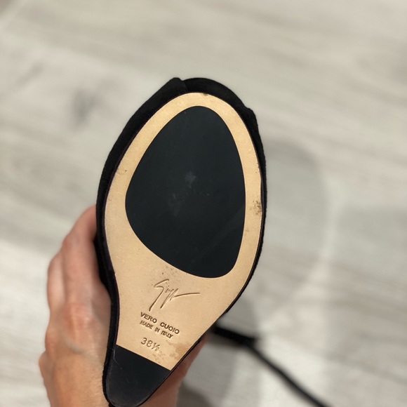 Giuseppe Zanotti Heel less black sz. 38 1/2 NEW - Picture 4 of 4